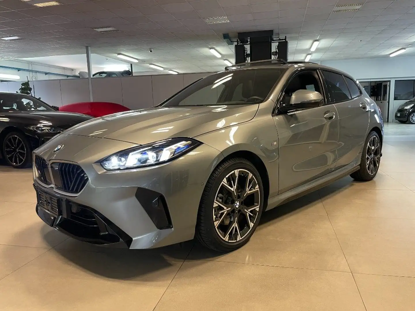 BMW 120 48V MSport M SPORT+TETTO+LED+CAMERA 360+GANCIO TR. Gris - 1