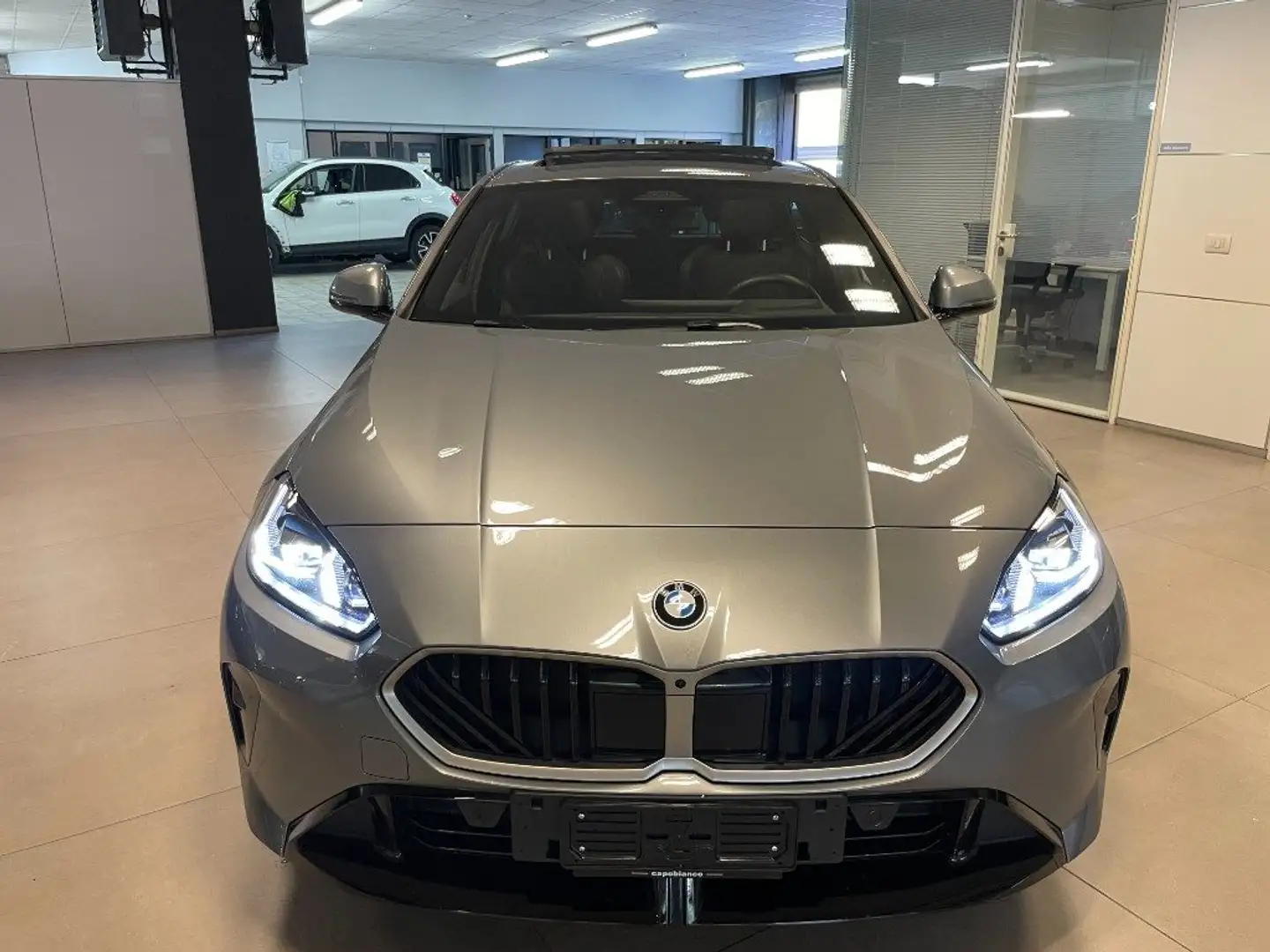 BMW 120 48V MSport M SPORT+TETTO+LED+CAMERA 360+GANCIO TR. Gris - 2