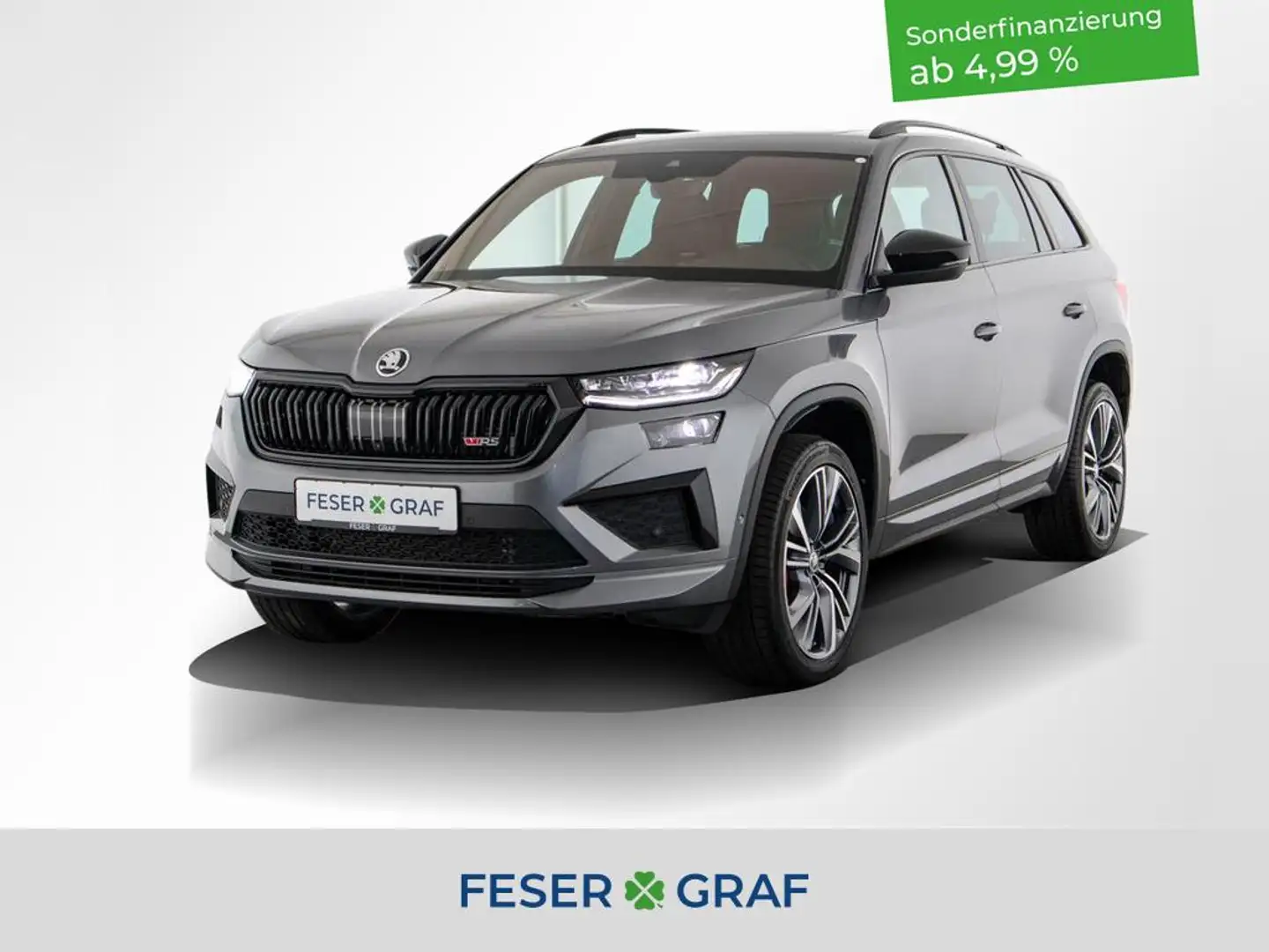 Skoda Kodiaq RS 2.0 TSI 4x4 DSG Matrix-LED / Standheizung / Led Grau - 1