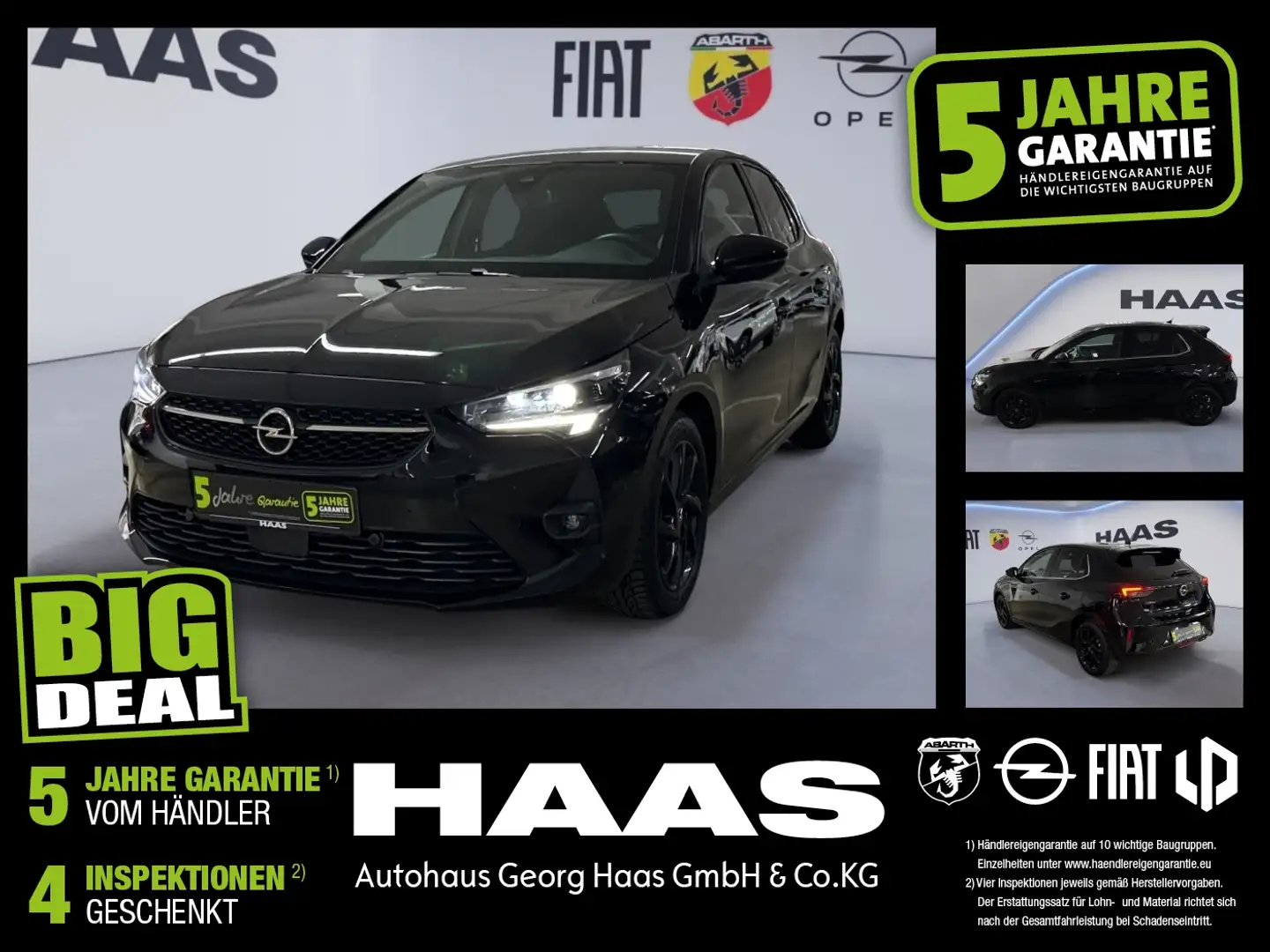 Opel Corsa F 1.2 Turbo Ultimate VOLLAUSSTATTUNG !! Noir - 1