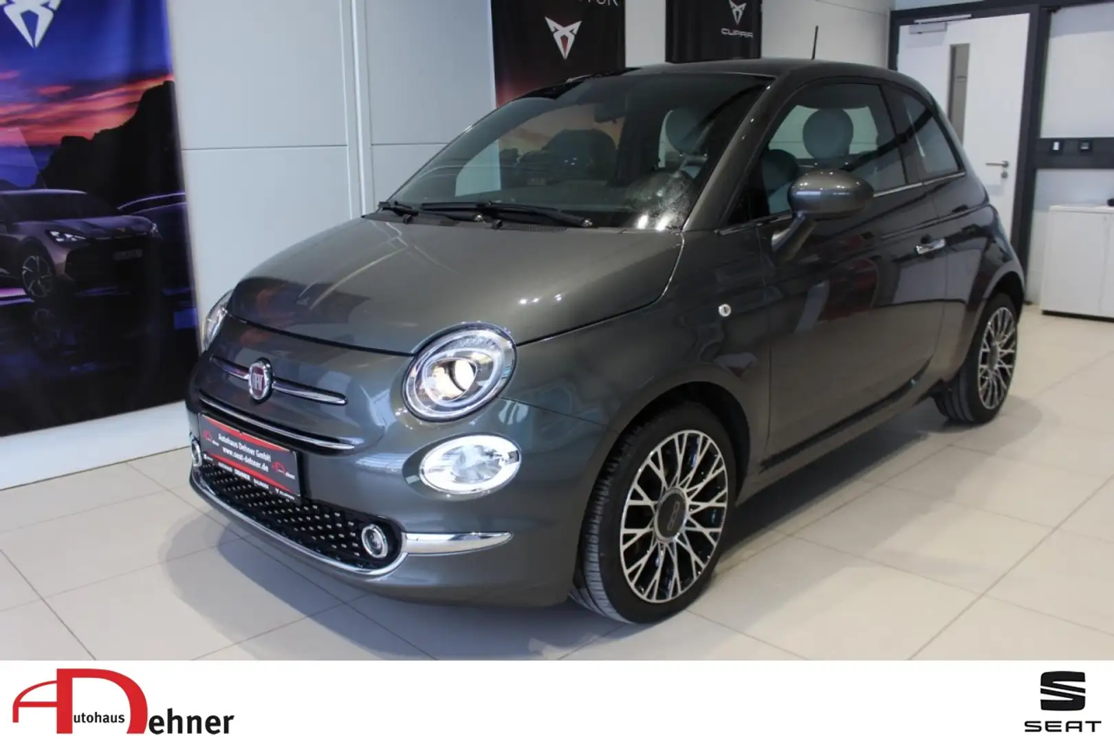 Fiat 500 0.9 TwinAir Star S&S NAVI/DAB+/PANORAMADACH Klima Grau - 1