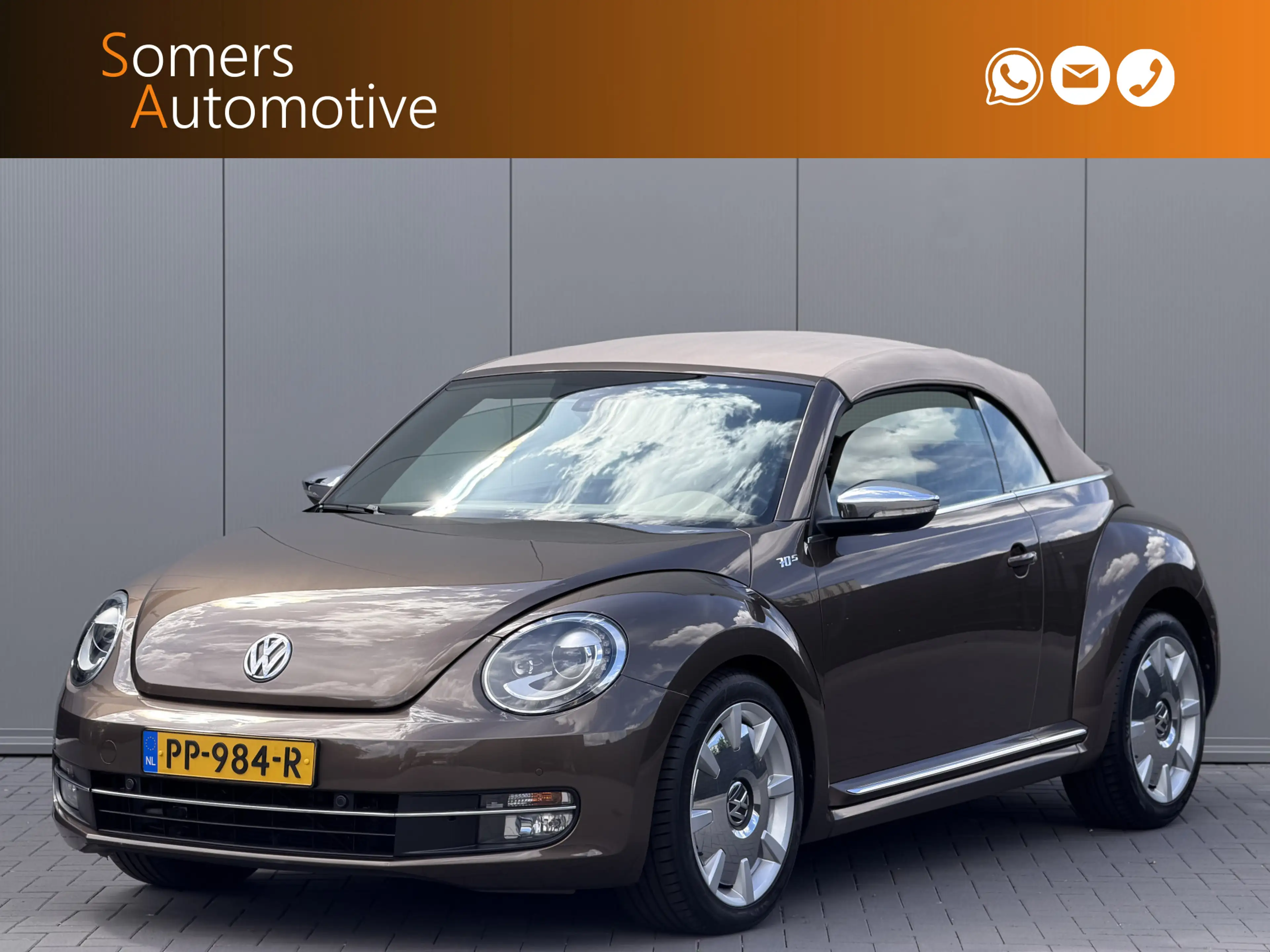Volkswagen Beetle Cabriolet 1.4 TSI 160pk DSG 70's Edition | 18" | X