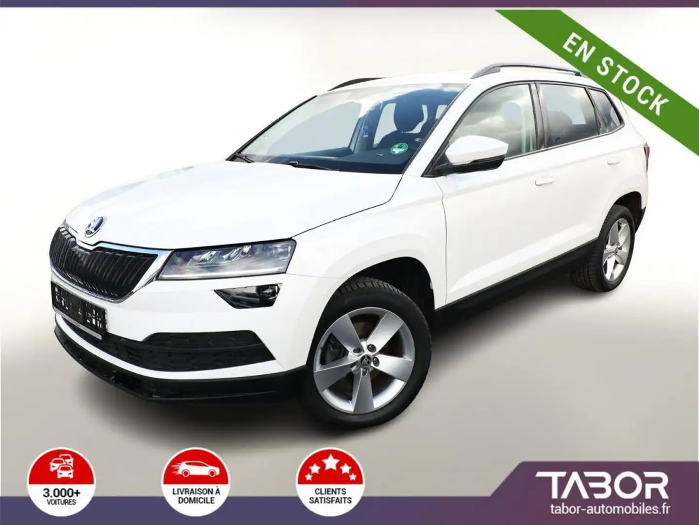 Skoda Karoq 1.6 TDI 116 DSG Style LED SunSet Blanc - 1