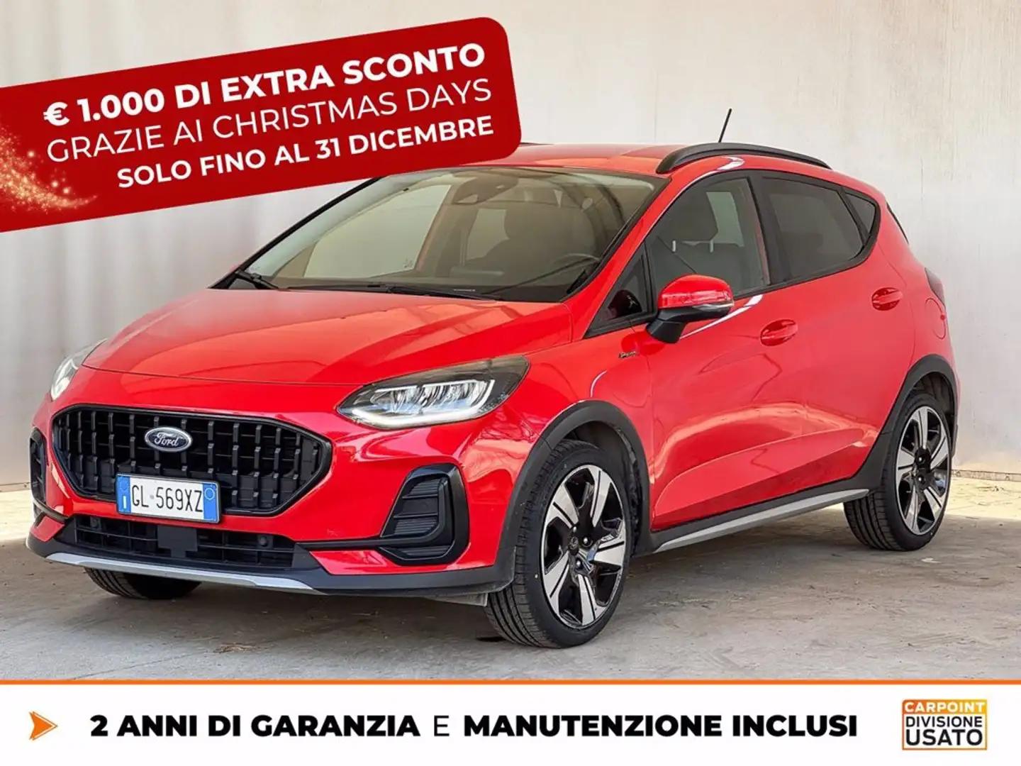 Ford Fiesta active 1.0 ecoboost h x 125cv Rosso - 1