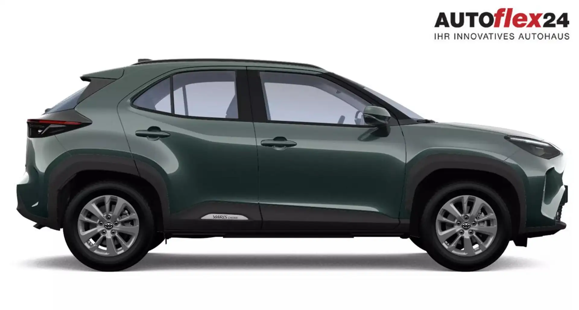 Toyota Yaris Cross 4x4 Aut. Kam Sitzhz. ACC 16" CarPlay 96 kW (131... Grün - 2