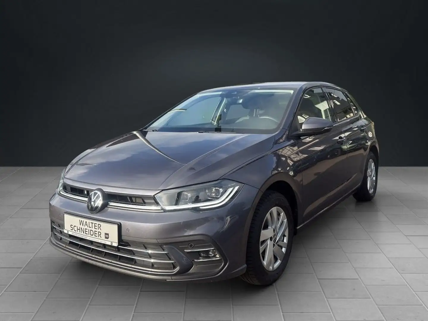 Volkswagen Polo 1,0 TSI DSG Style Navi LED SHZ ACC PDC Grau - 2