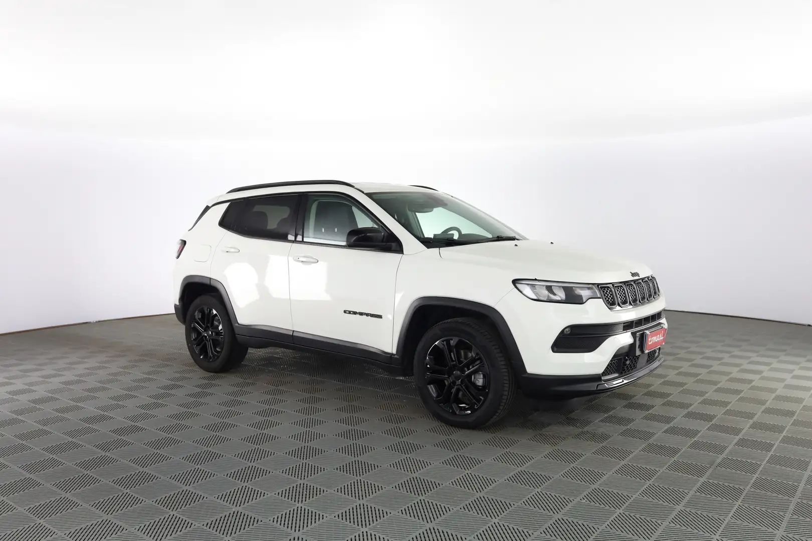 Jeep Compass 1.5 Turbo T4 130 CV MHEV 2WD Night Eagle Bianco - 2