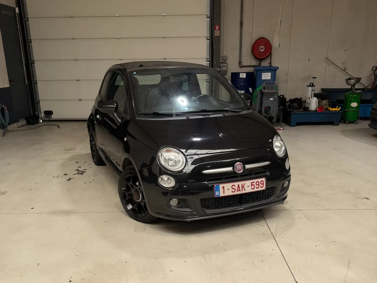 Fiat 500C 500 C 1.2 S Zwart - 1