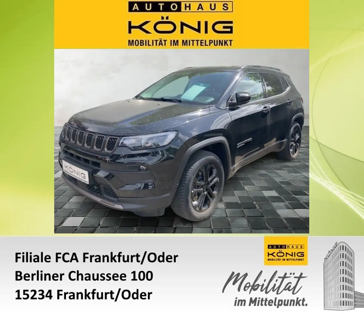 Jeep Compass 1.3 PHEV Upland 4WD *CarPlay*Kamera*LED* Schwarz - 1