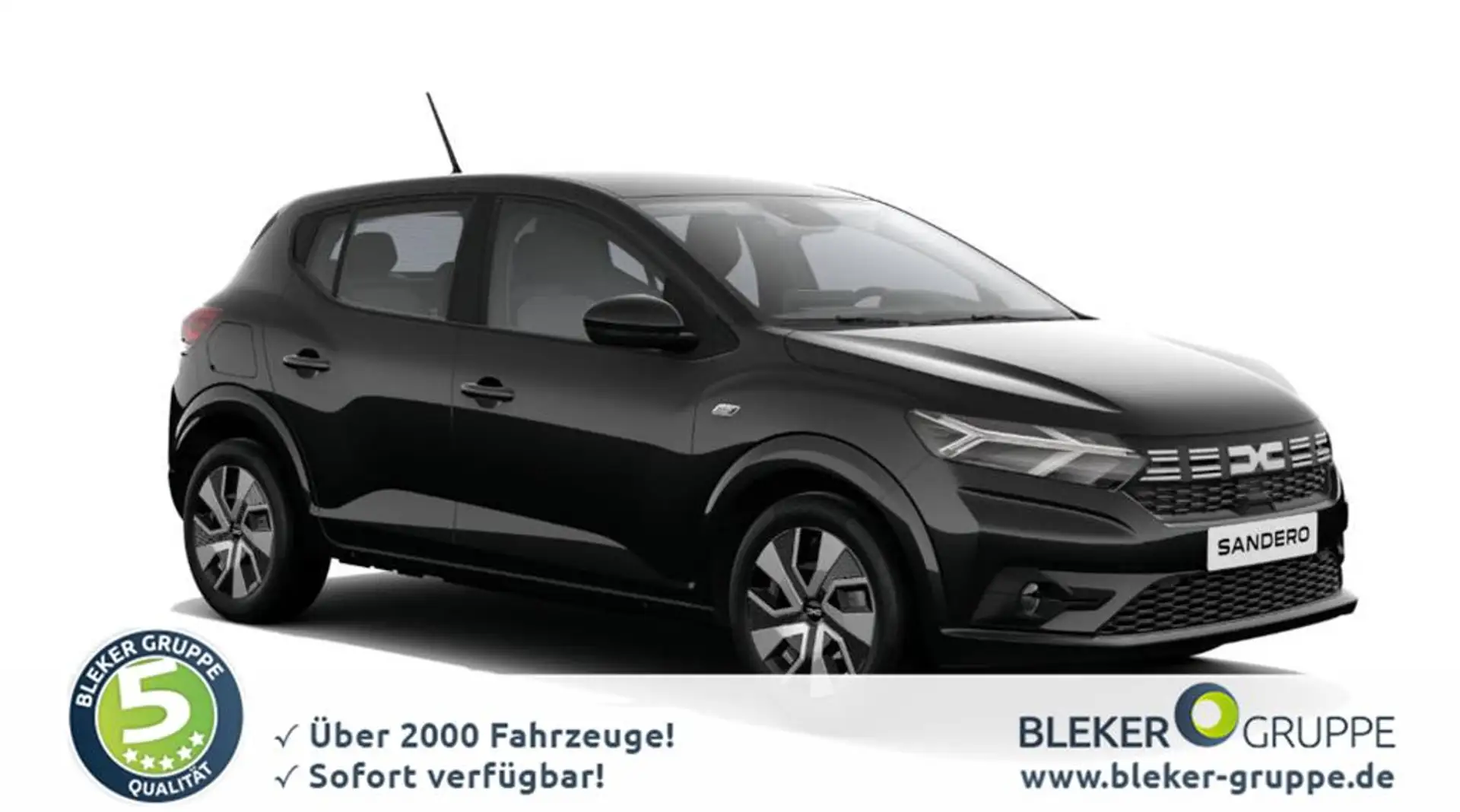 Dacia Sandero III 1.0 TCe 90 Expression (EURO 6e) Zwart - 1