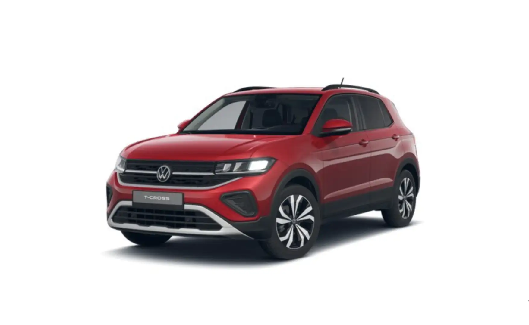 Volkswagen T-Cross 1.0 TSI Más Aut. 85kW Rojo - 1