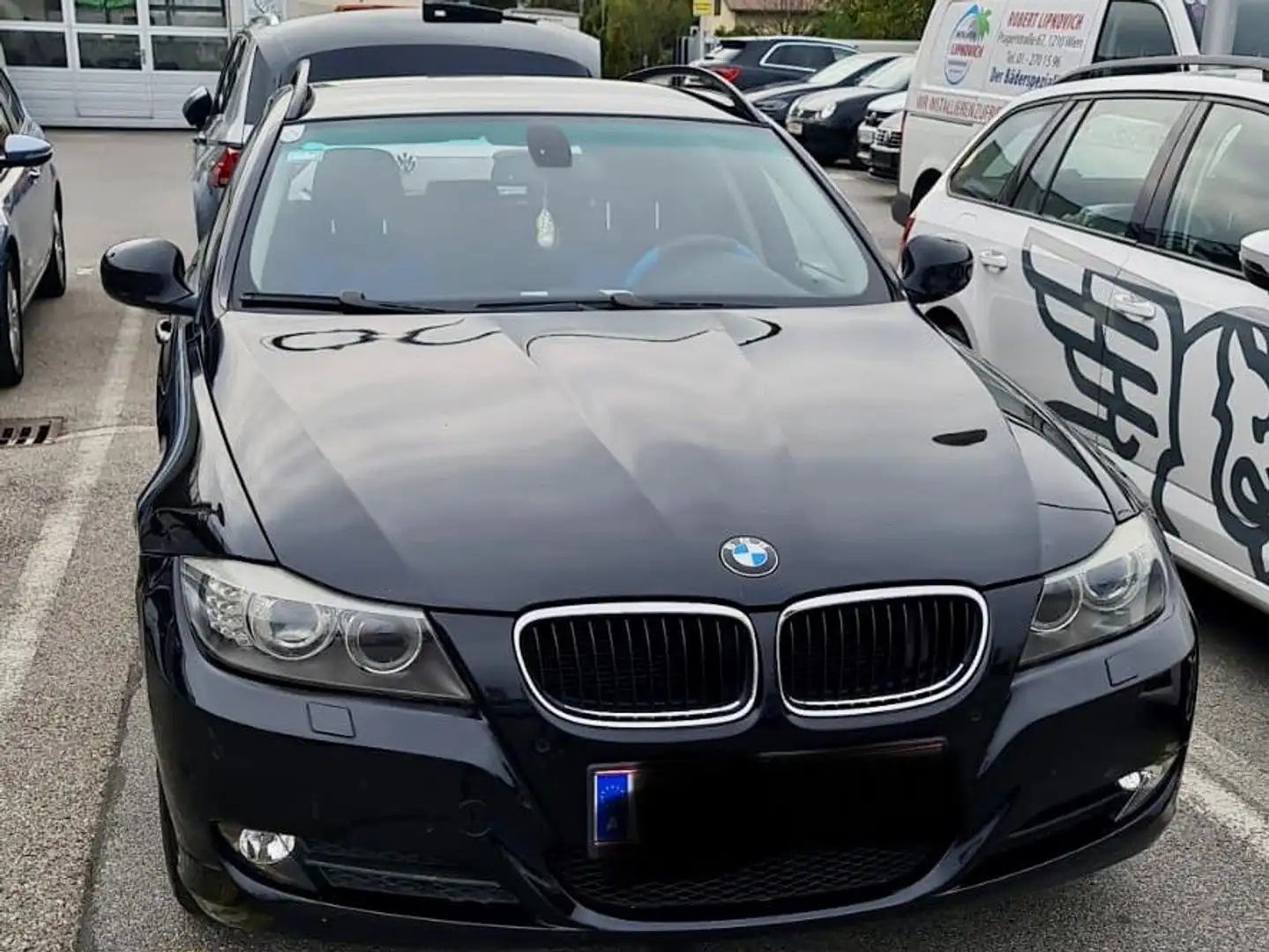 BMW 318 318d Touring Österreich-Paket Schwarz - 1