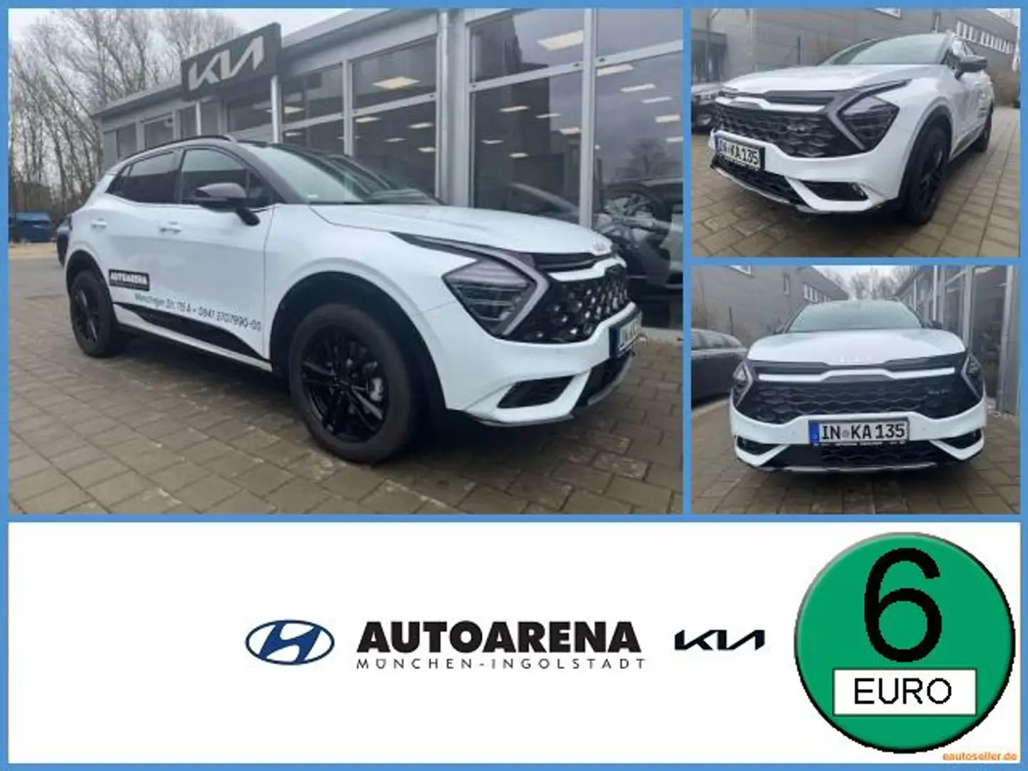Kia Sportage 1.6 T-GDI GT-Line Rückfahrkamera+NAVI Weiß - 1