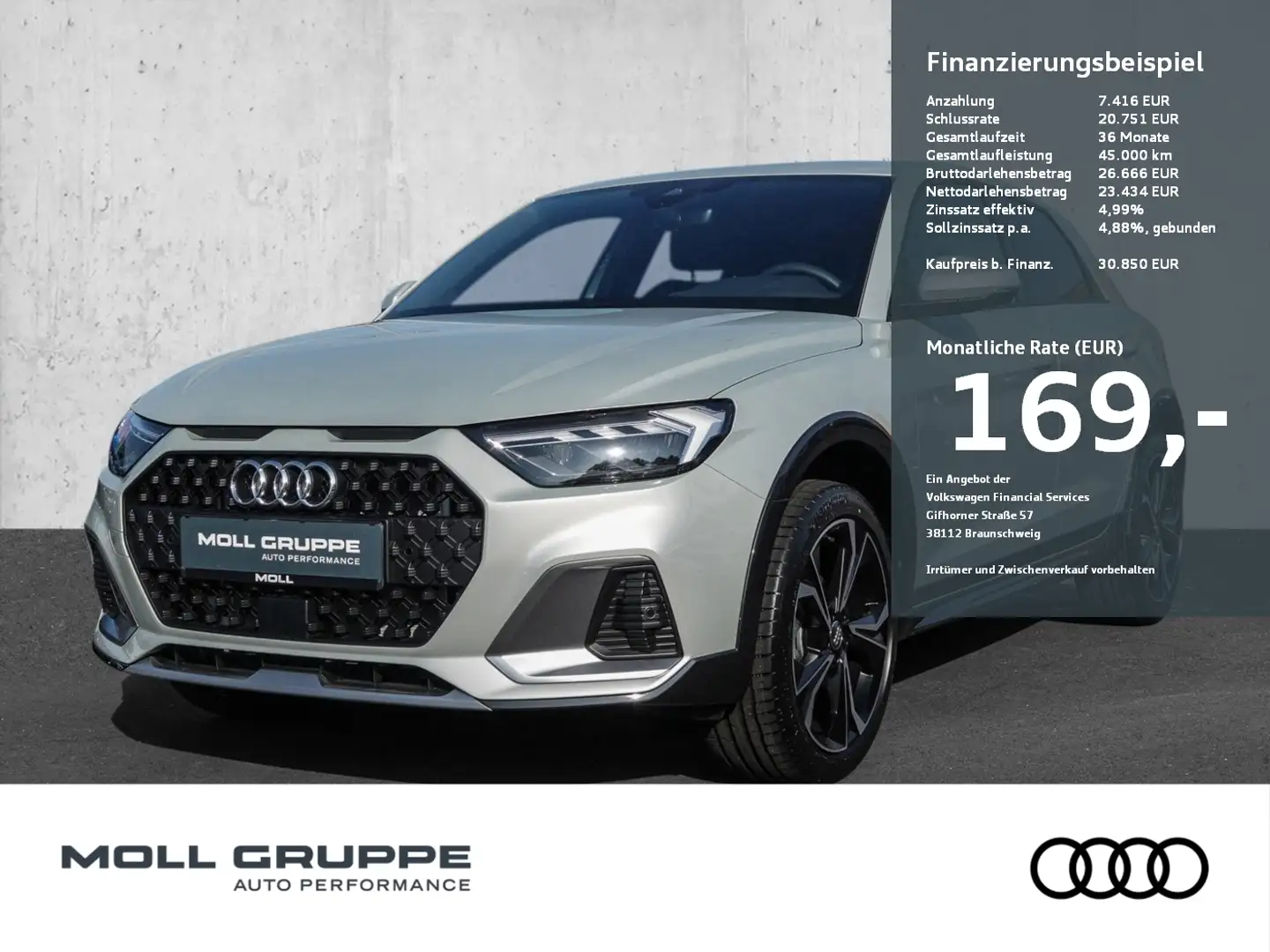 Audi A1 allstreet S line 35 TFSI S tronic (Navi plus*LED) Argintiu - 1