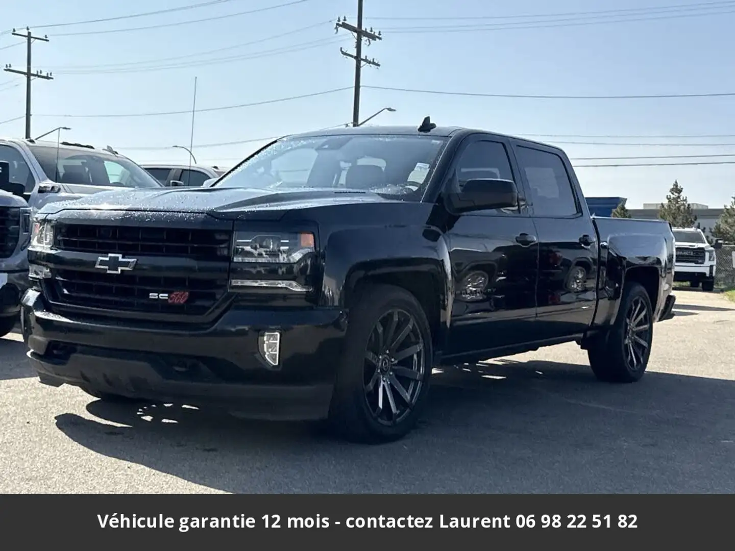 Chevrolet Silverado LTZ 6.2L Crew Cab 4x4 Tout compris hors homologation 4500e Noir - 1