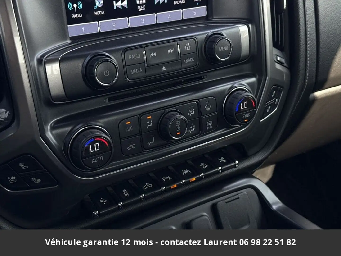 Chevrolet Silverado LTZ 6.2L Crew Cab 4x4 Tout compris hors homologation 4500e Noir - 2
