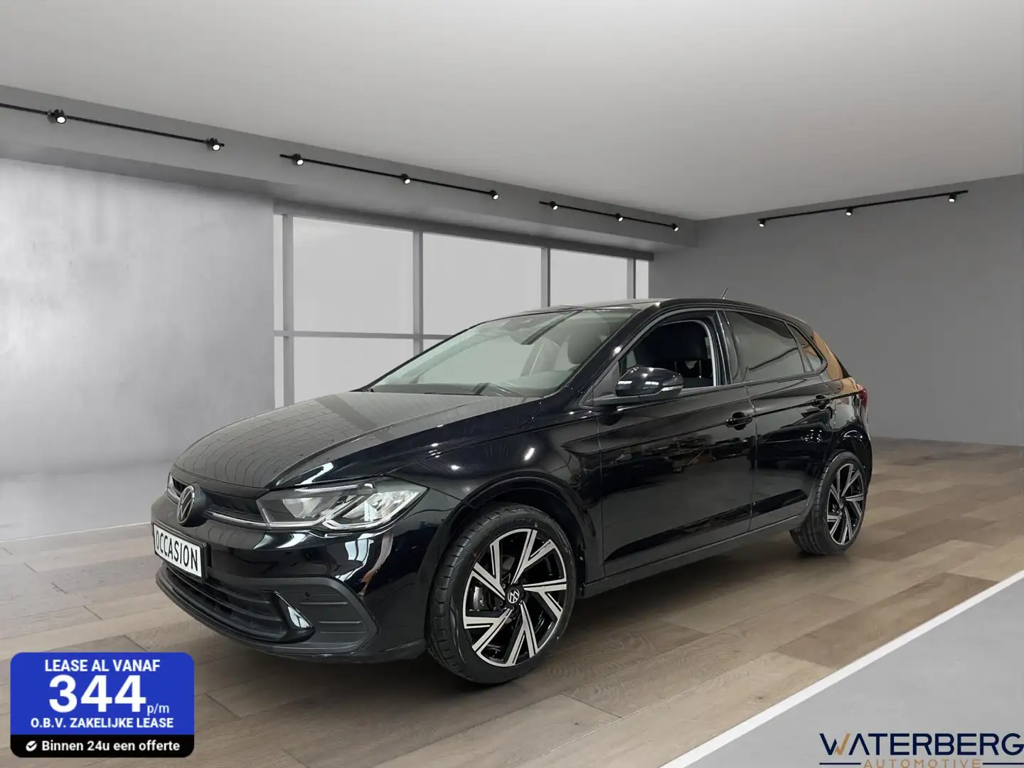 Volkswagen Polo 1.0 TSI DSG*Apple Carplay*Virtual*Keyless*Lane Ass Zwart - 1