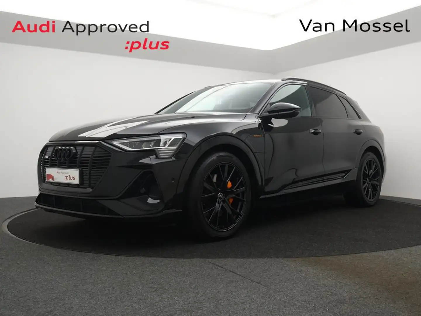 Audi e-tron Audi e-tron - 3X S-LINE 55 QUATTRO 408PK *FULL BLACK*PANO*SPORTSEATS*NAVI*APP CONNECT*ZETELVERWARMING*... Black - 1