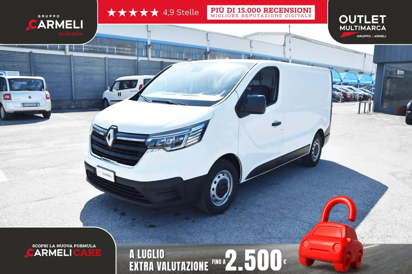 Renault Trafic T27 2.0 dci 150cv energy L1H1 Start Bianco - 1