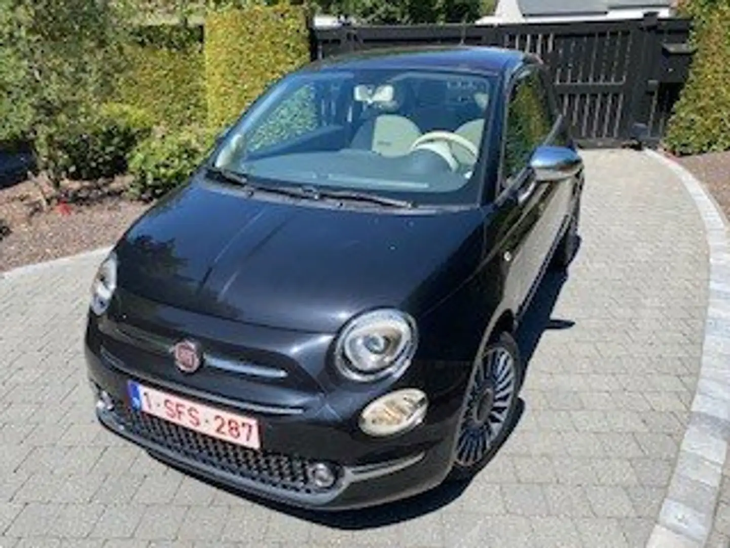Fiat 500 500 1.2 8V Lounge Noir - 1