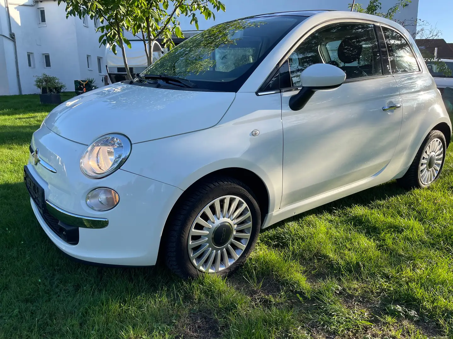 Fiat 500 500 1.2 Lounge Blanc - 1