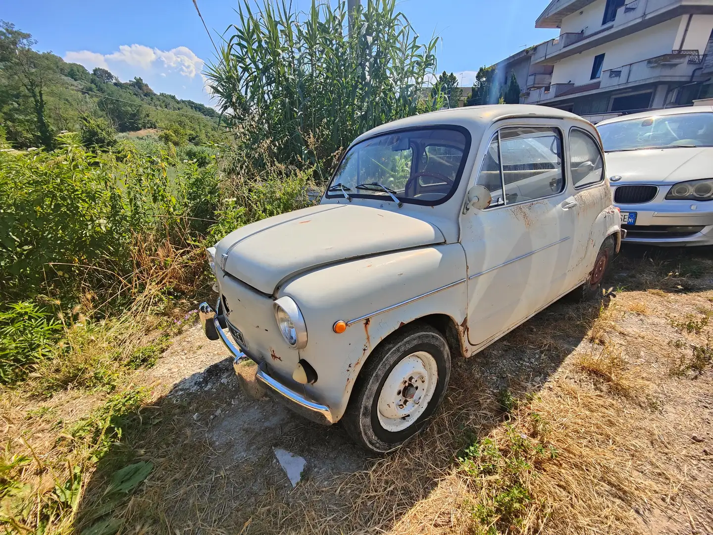 Fiat 600 da Restaurare Bianco - 1