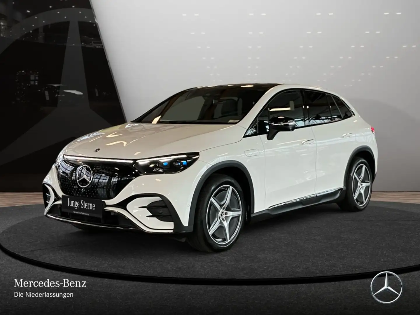 Mercedes-Benz EQE SUV EQE 350 4M AMG+NIGHT+PANO+360+AHK+BURMESTER+TV Weiß - 2