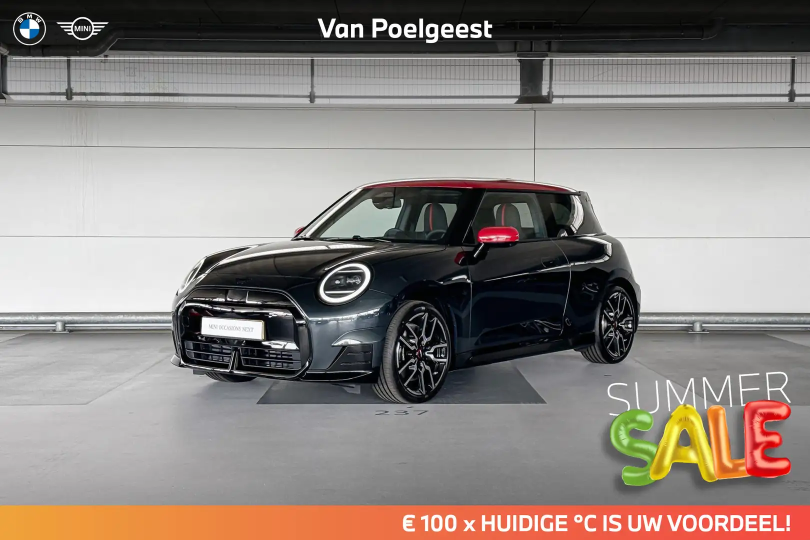 MINI Cooper SE 3-deurs | Joh Cooper Works | Pakket XL | Summer Sa Grijs - 1