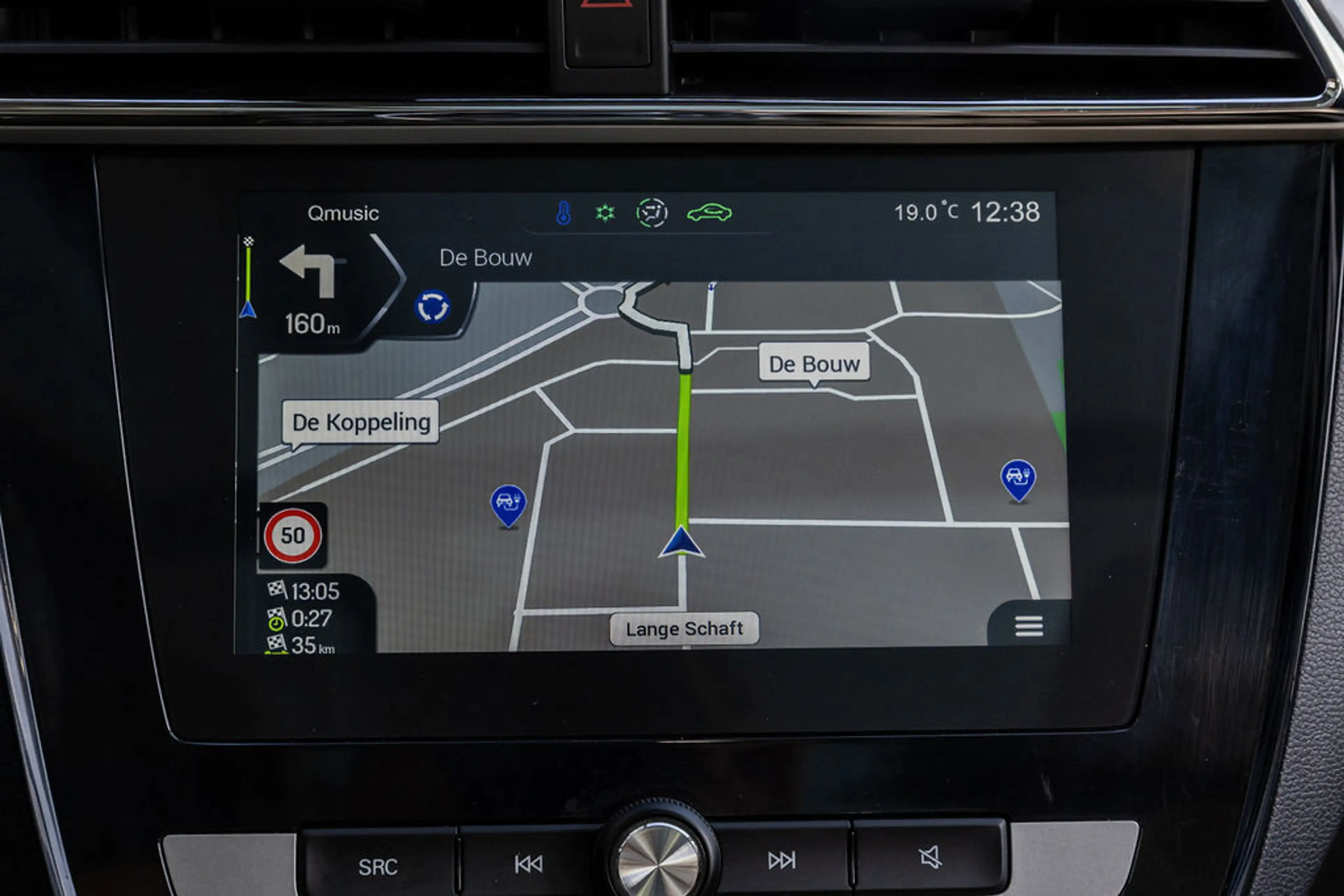 MG ZS MG EV Luxury 45 kWh Beige lederen interieur — photo 7