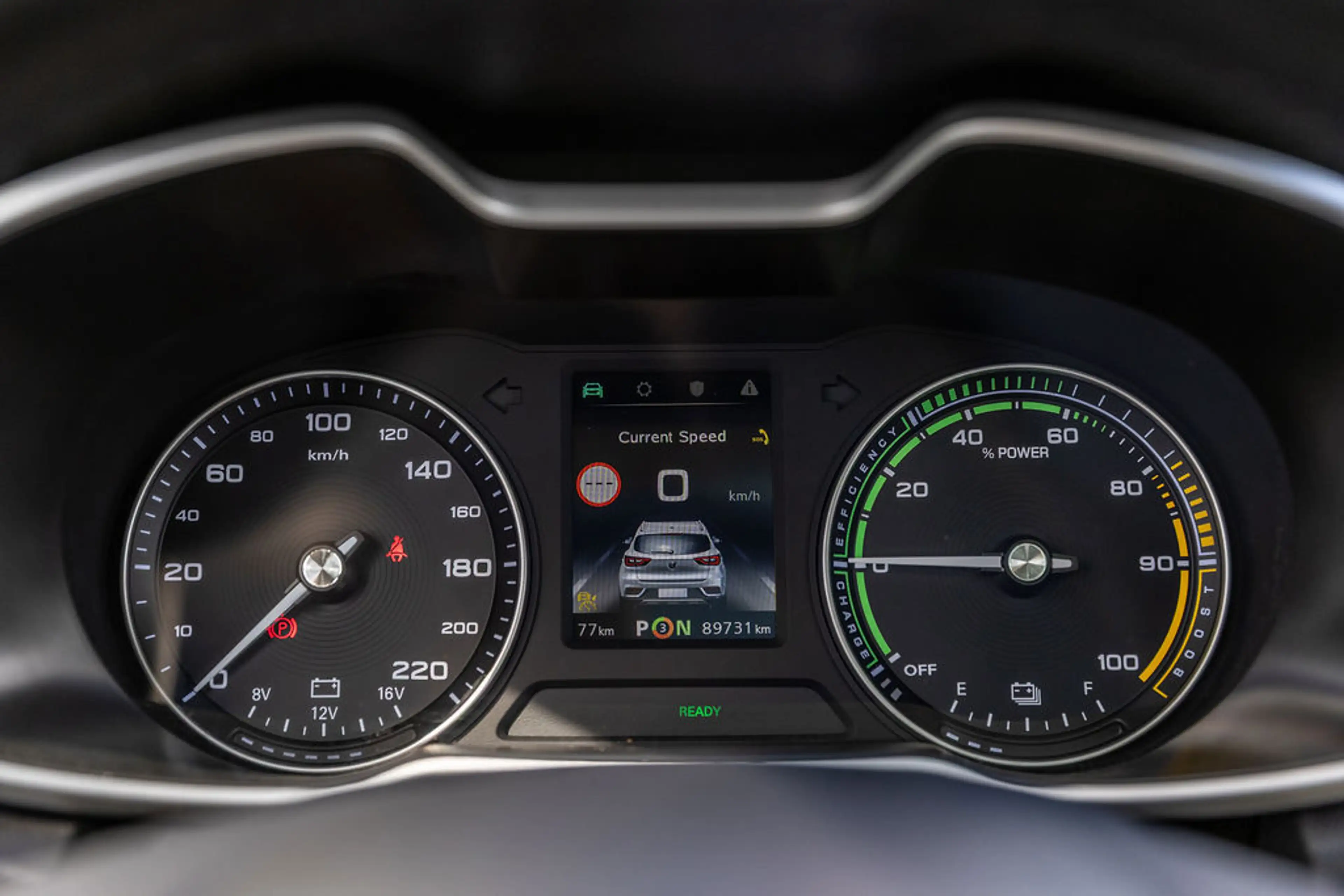 MG ZS MG EV Luxury 45 kWh Beige lederen interieur — photo 5
