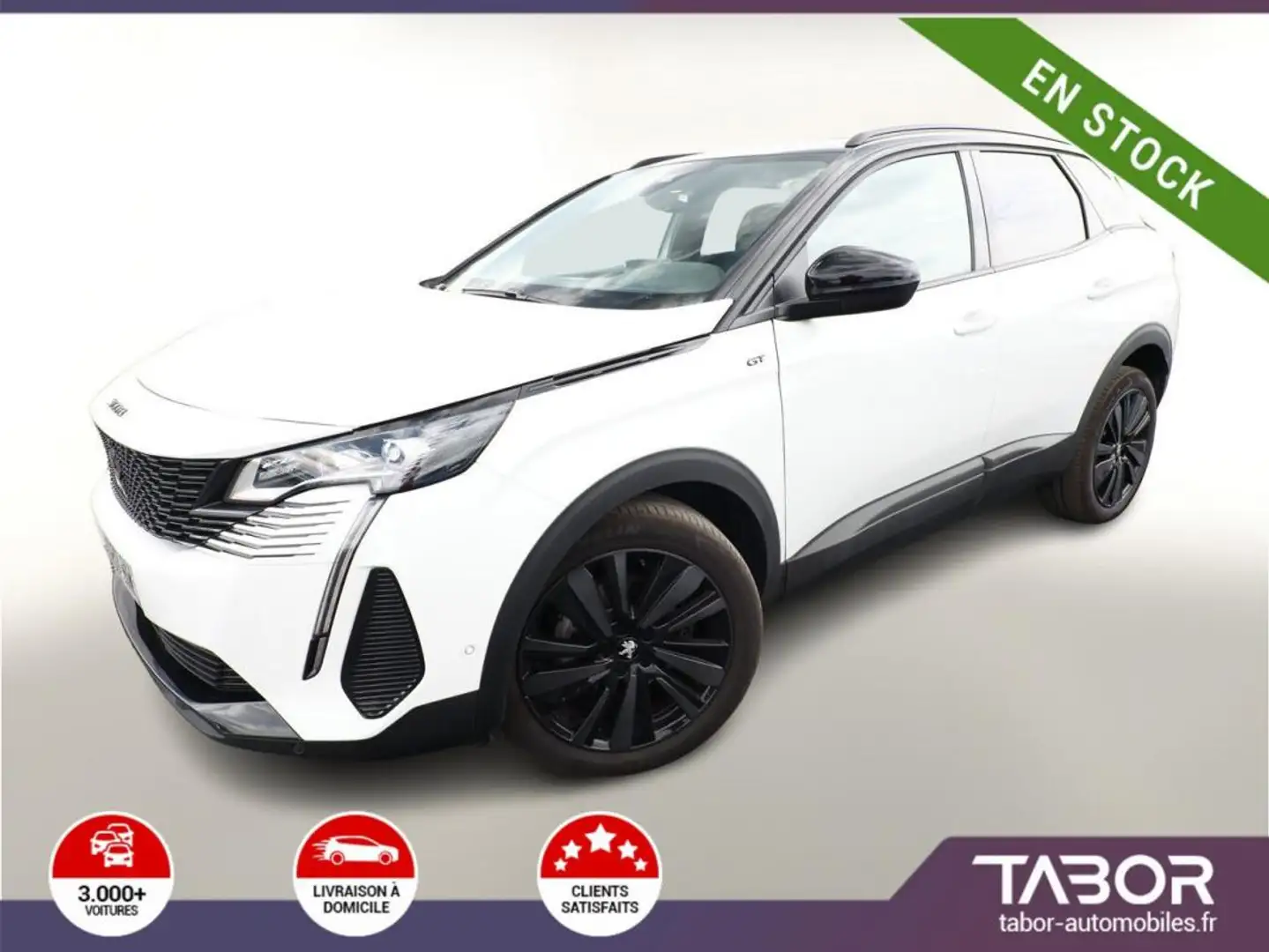 Peugeot 3008 1.2 PureTech 130 Aut. GT Pano GPS Blanc - 1