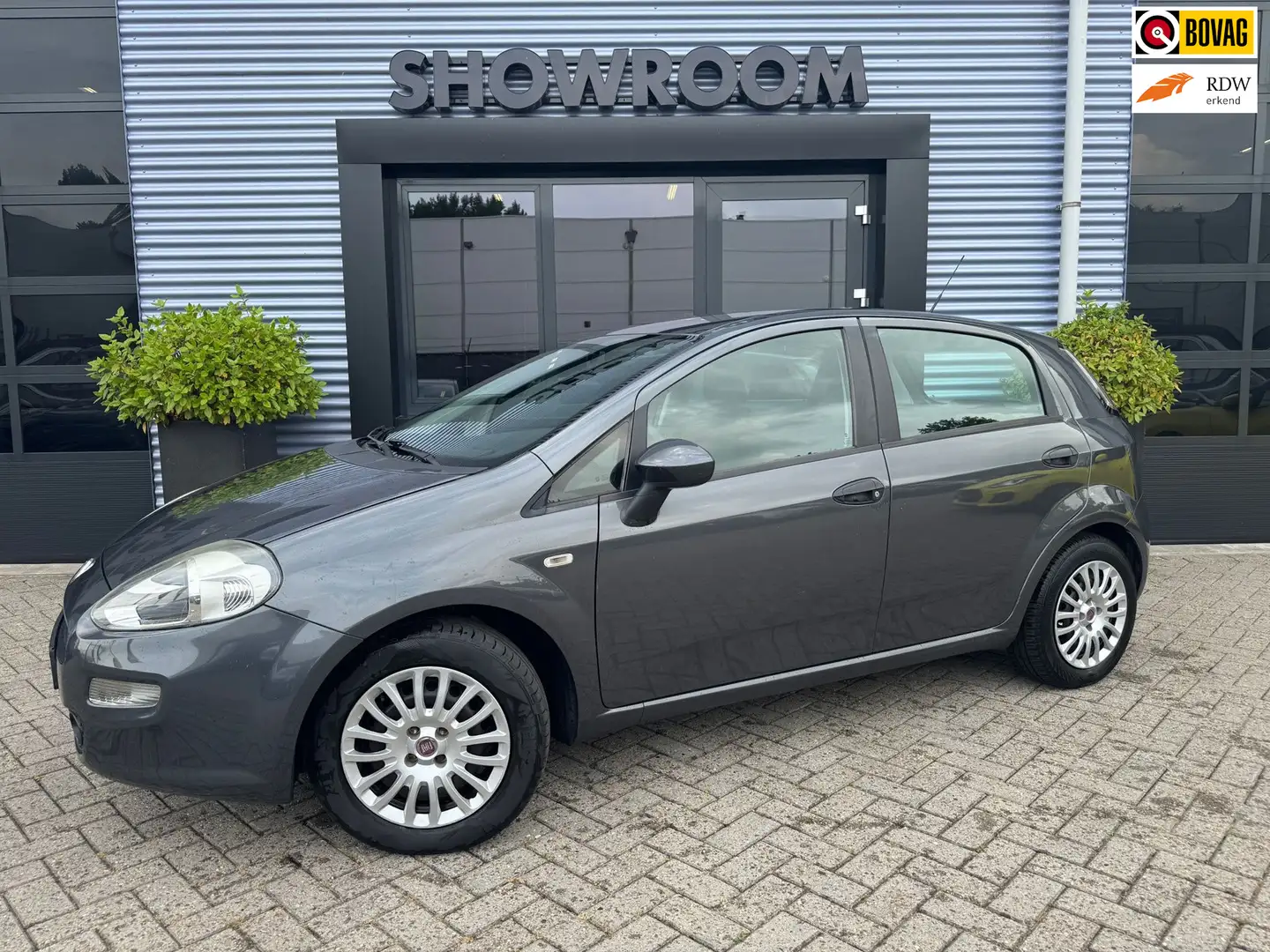 Fiat Punto Evo 1.2 Pop|Airco|Elektrische ramen|Trekhaak|Mistlampe Grijs - 1