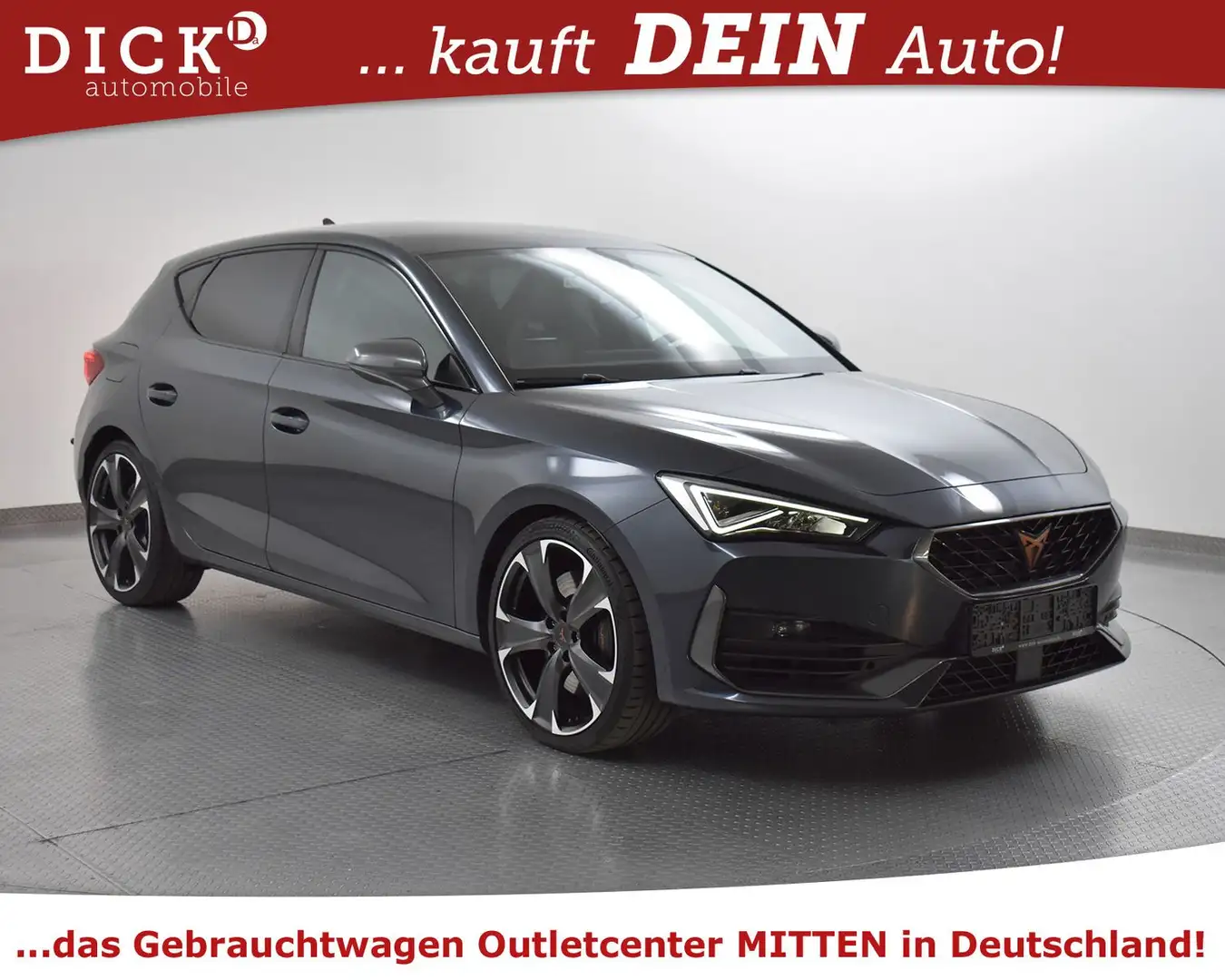 CUPRA Leon 2.0TSI DSG VZ VIRTU+NAVI+SHZ+LED+TEM+DAB+19 Сірий - 1