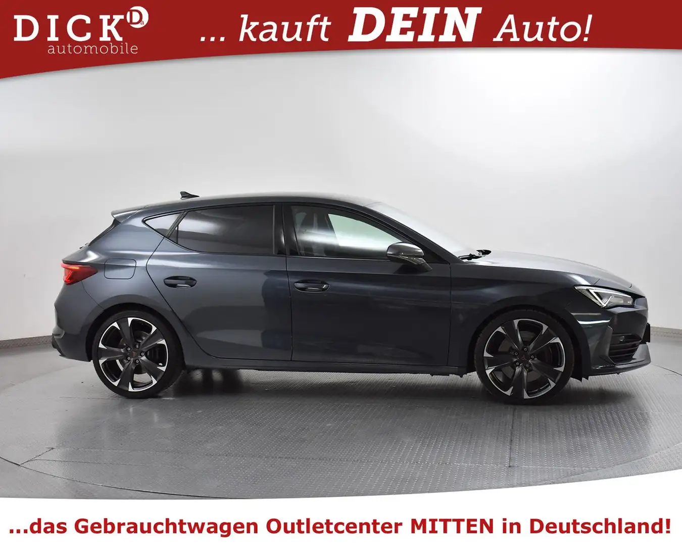 CUPRA Leon 2.0TSI DSG VZ VIRTU+NAVI+SHZ+LED+TEM+DAB+19 Сірий - 2