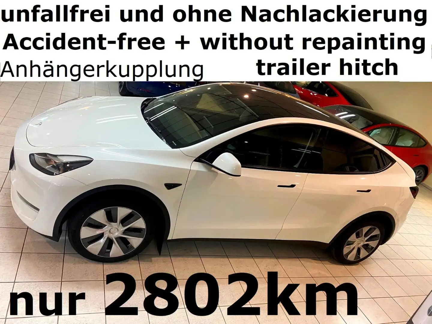 Tesla Model Y +AHK kauf auchTesla an+ab 400€ Miete mögl Blanc - 1