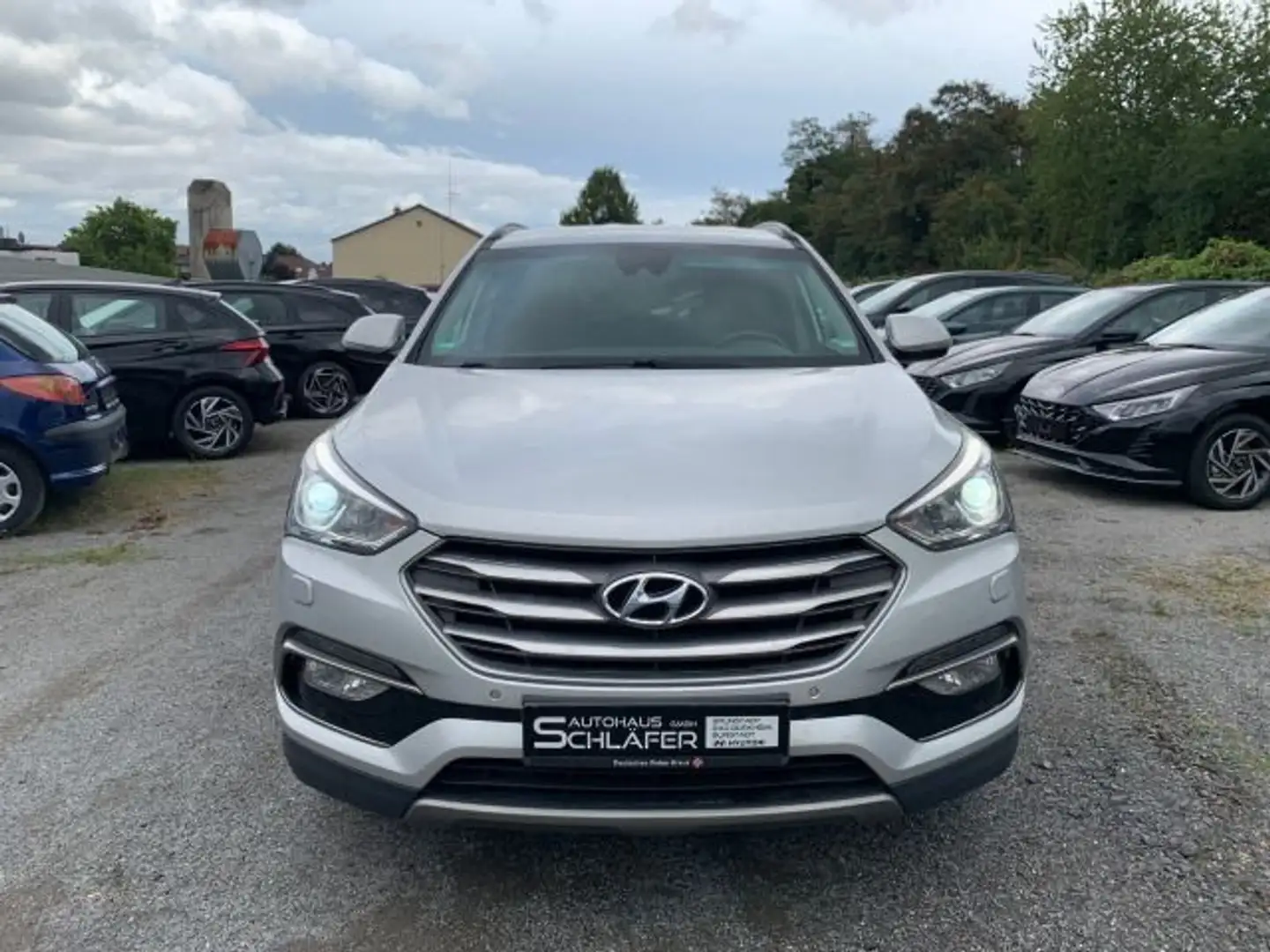 Hyundai SANTA FE 2.2 CRDi DPF Style blue 4WD Navi Leder Silber - 2