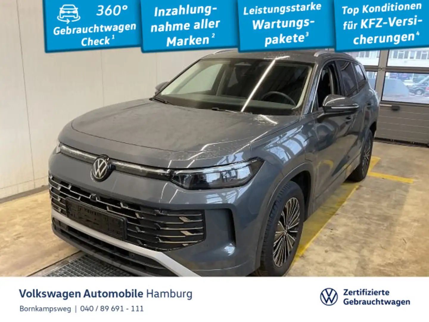 Volkswagen Tayron 1.5 TSI eHybrid Elegance DSG AHK Navi DCC Grau - 1