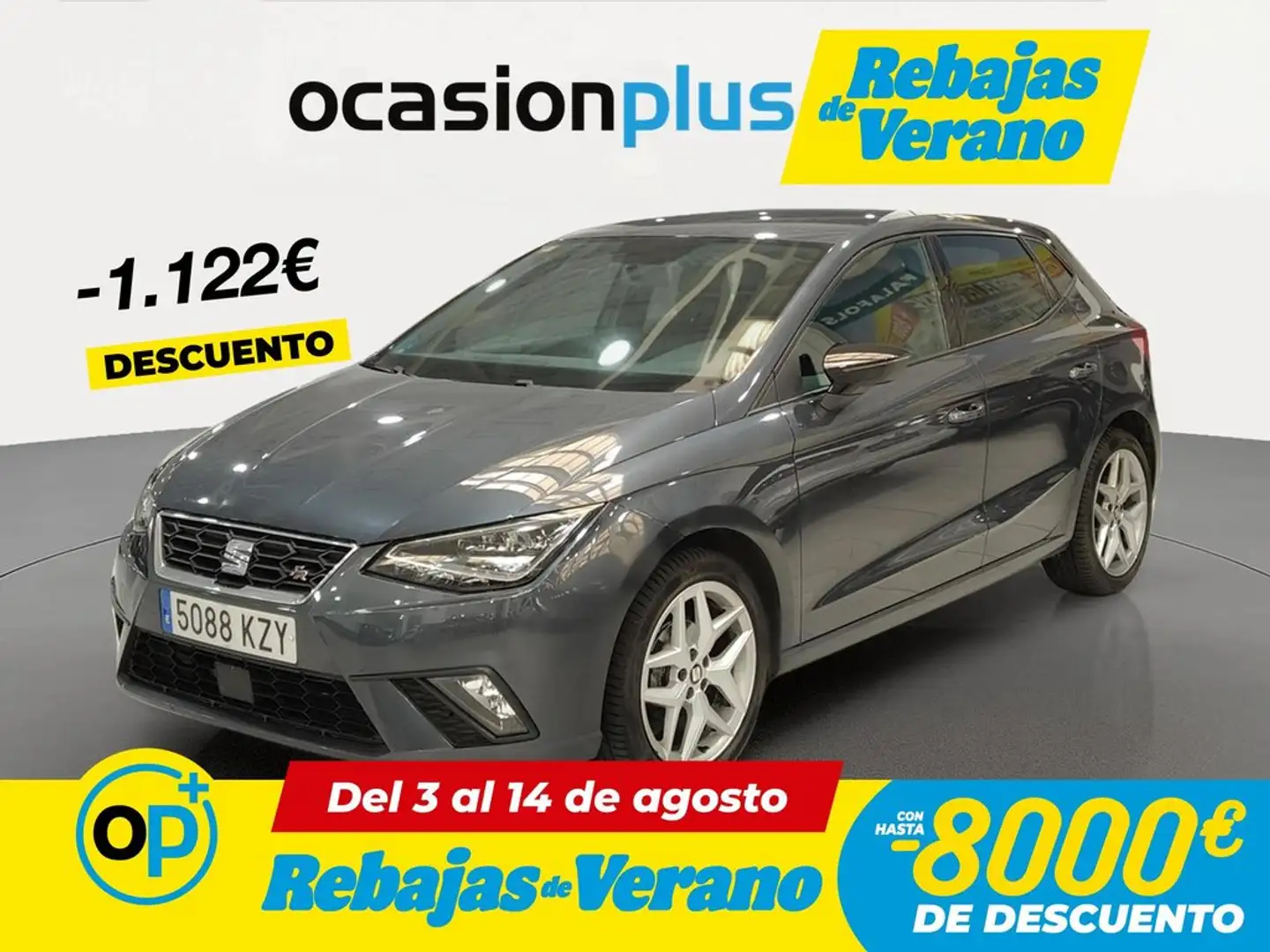 SEAT Ibiza 1.0 TGI S&S FR 90 Gris - 1