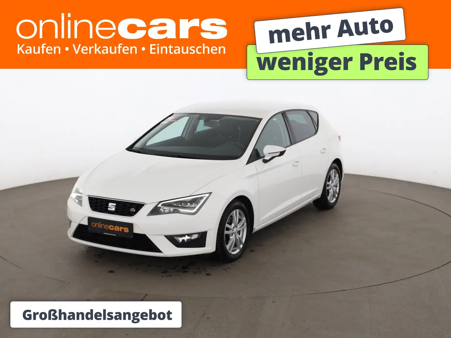 SEAT Leon 1.4 TSI FR LED LEDER SPORTSITZE TEMPOMAT Weiß - 1