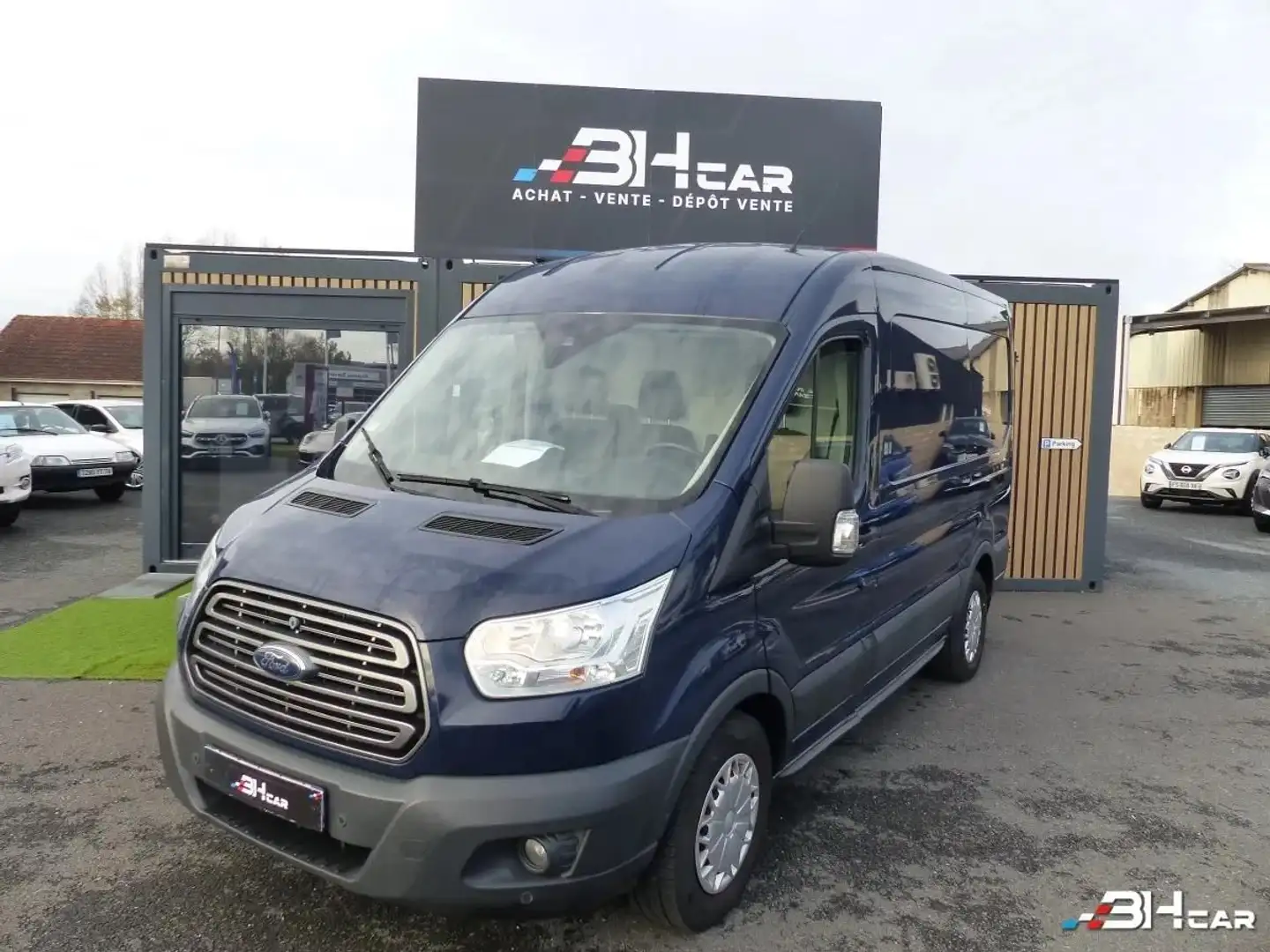 Ford Transit Vu 2.2 TDCI TREND 125 L2H2 TVA RECUPERABLE Bleu - 1