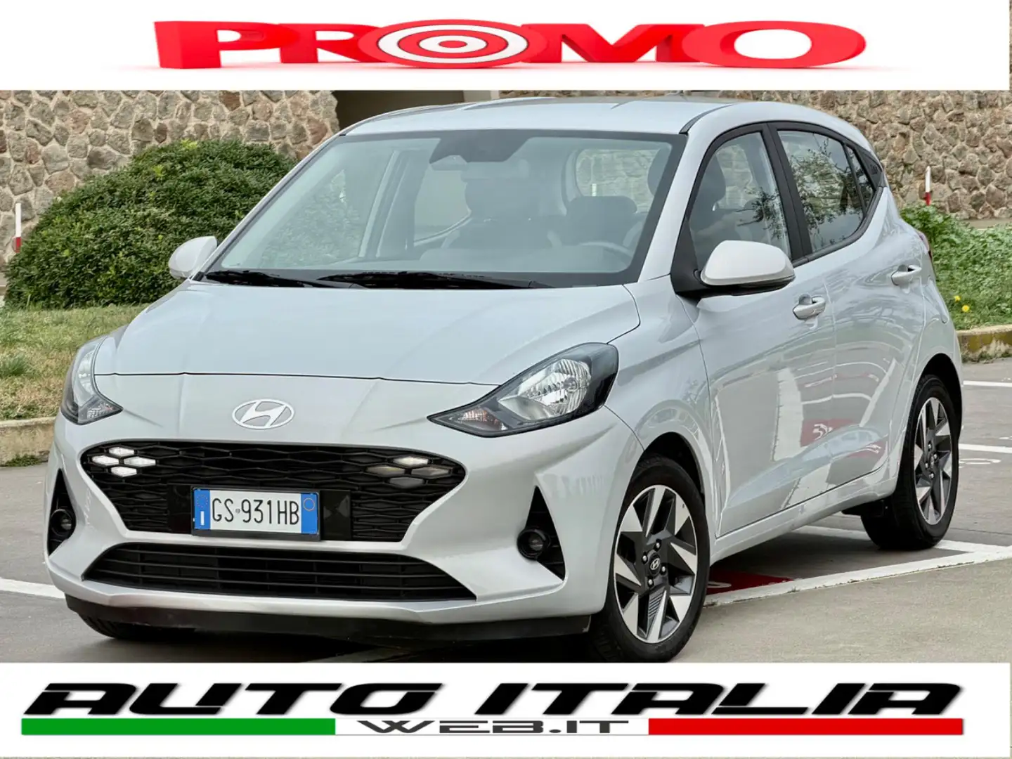 Hyundai i10 1.0 MPI AUTOMATICA CONNECTLINE+VIRTUAL+NAVI+PDC Argento - 1