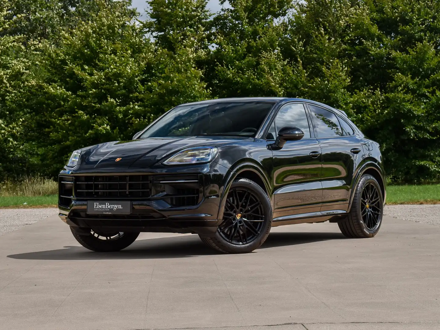 Porsche Cayenne E-Hybrid / Coupé / SportDesign / FULL / BTW/VAT Zwart - 1