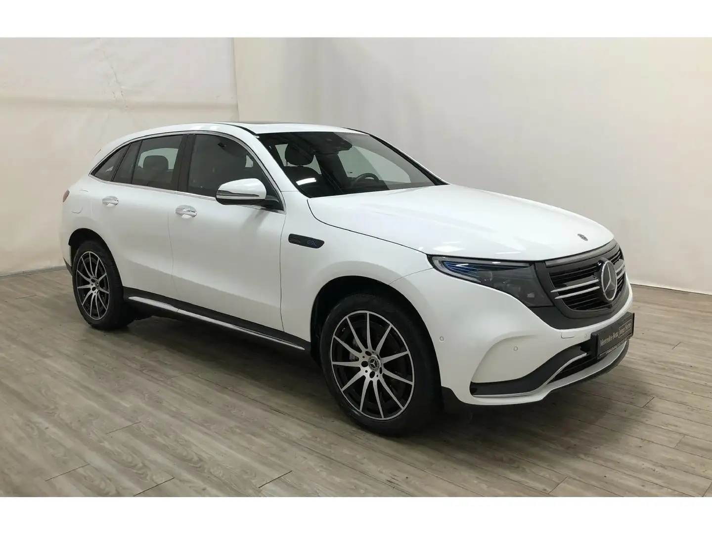 Mercedes-Benz EQC 400 4M AMG Leder*Dist*HUD*Memory*Lenkradheiz Weiß - 2