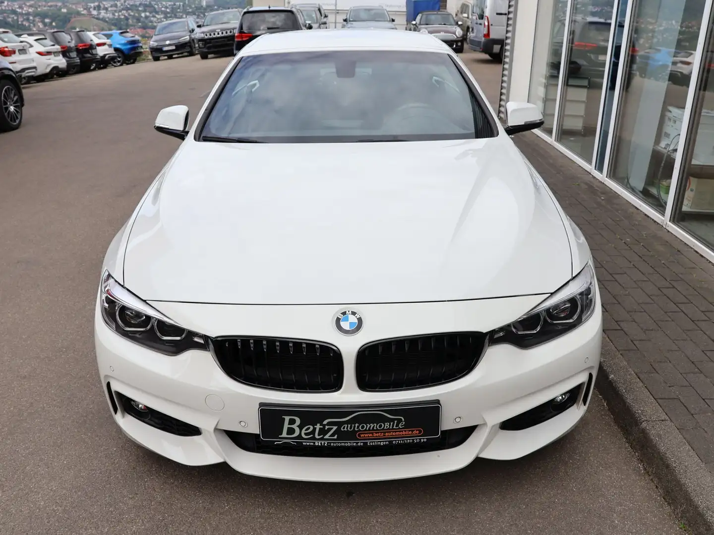 BMW 440 Cabrio 420 i M Sport RFK NAVI Leder Weiß - 2