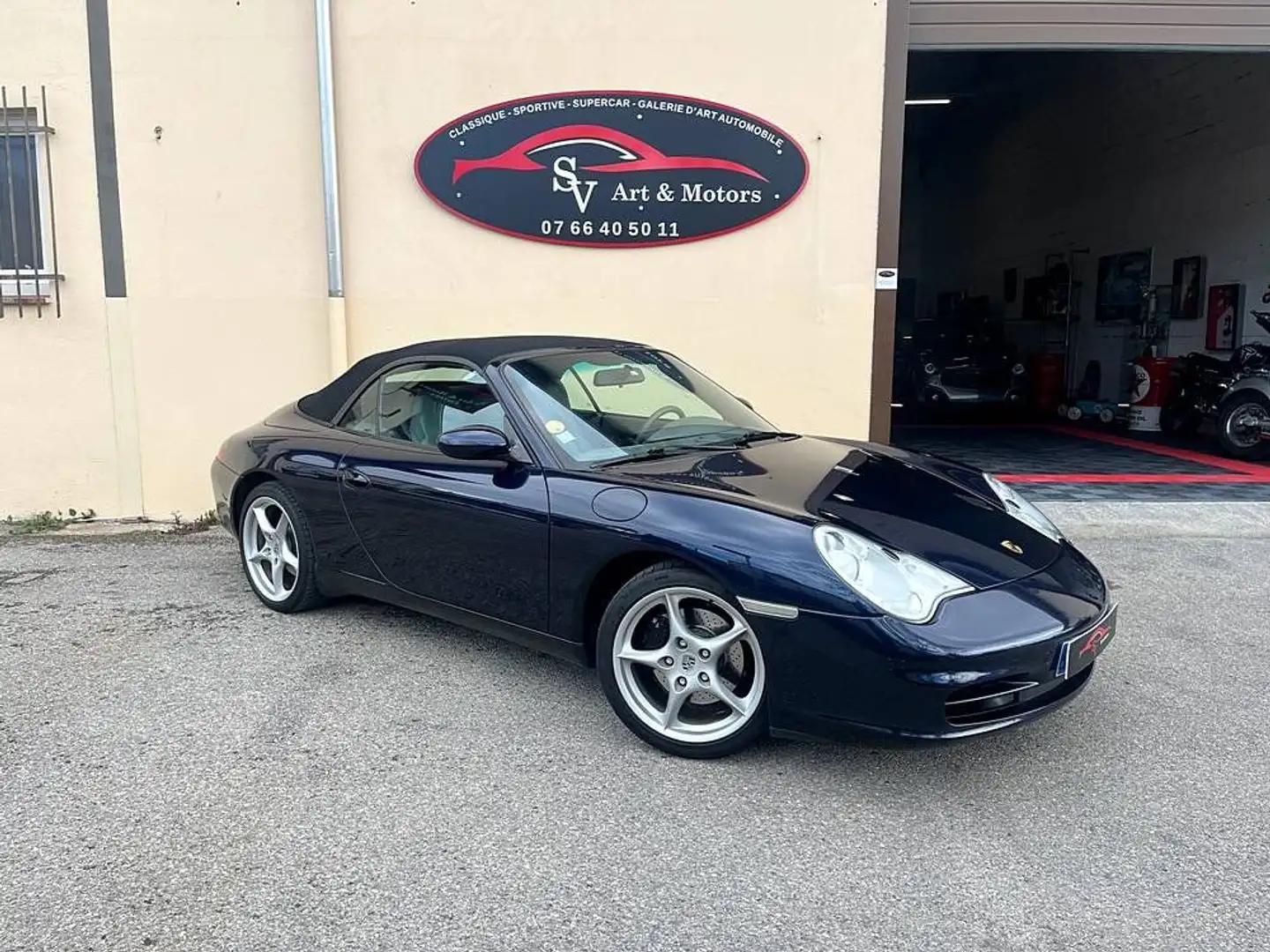 Porsche 911 3.6 Carrera Cabriolet 320cv Bleu - 2