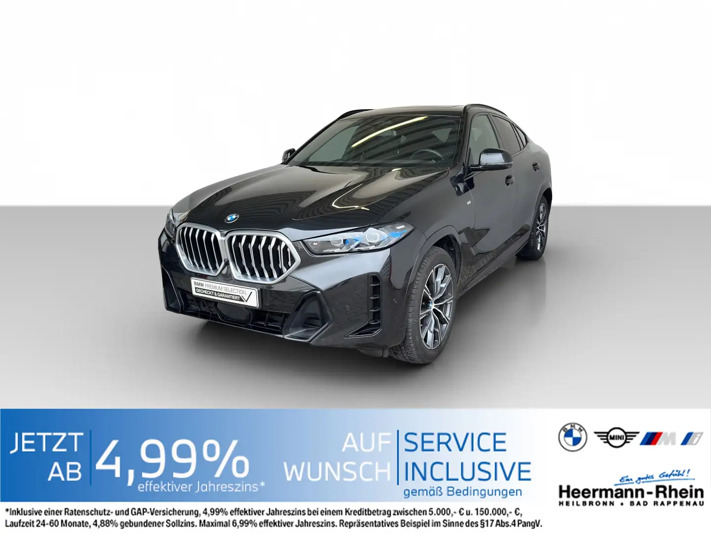 BMW X6 xDrive30dA M Sport LiveCock.Standh.AHK.GSD.SH Schwarz - 2