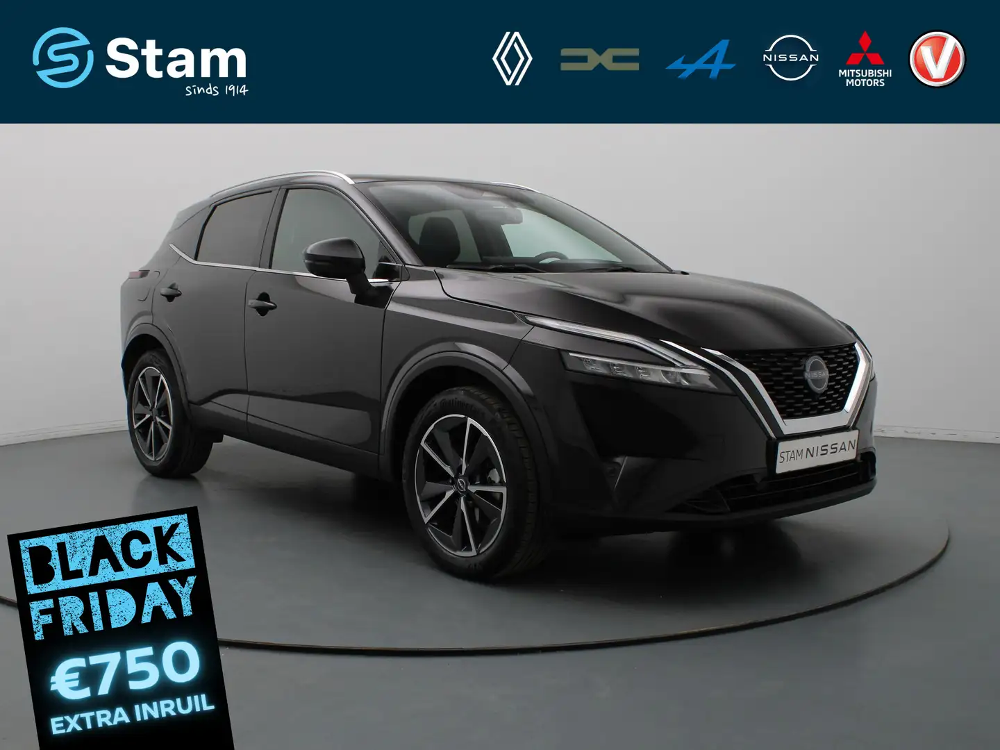 Nissan Qashqai 140pk MHEV Tekna 360° Camera | Adapt. cruise | Hea Noir - 1