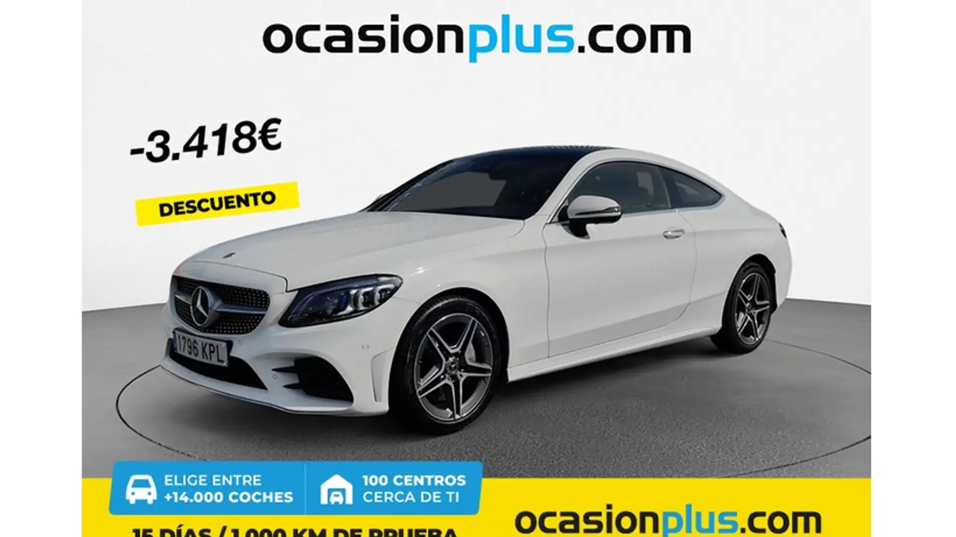 Mercedes-Benz C 300 Coupé 9G-Tronic Blanco - 1