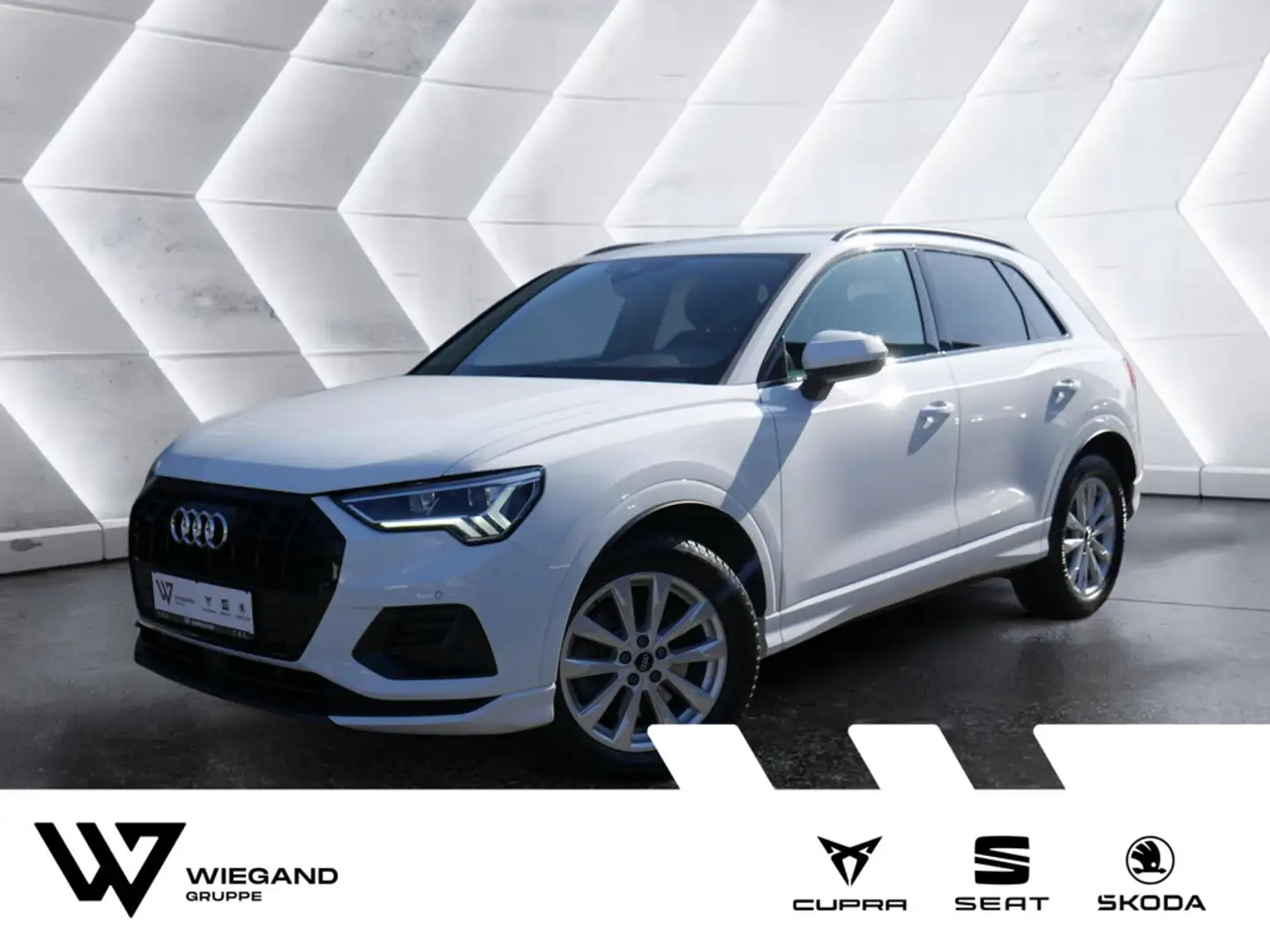 Audi Q3 40 TDI quattro advanced S-LINE NAVI AHK Weiß - 1
