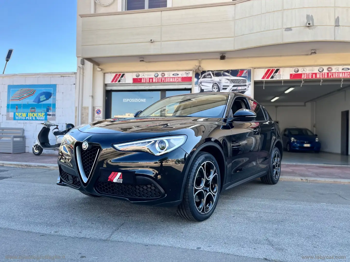 Alfa Romeo Stelvio 2.2 T.diesel 210 CV AT8 Q4 Exec. Nero - 1